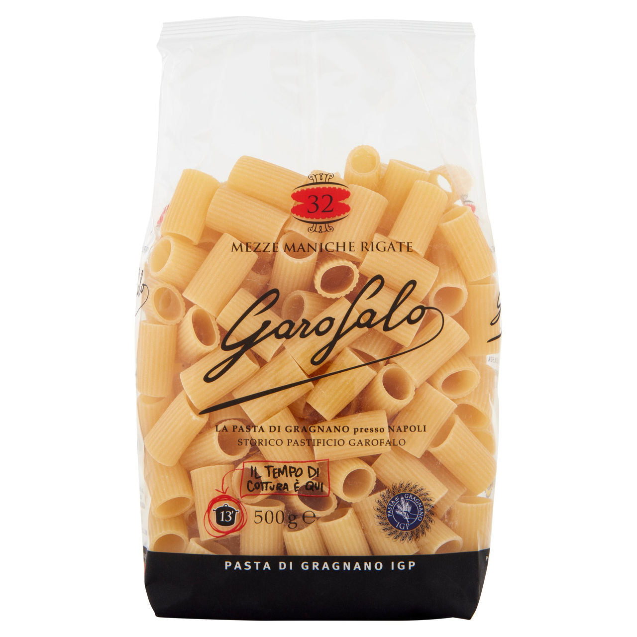Garofalo Mezze Maniche Rigate 32 Pasta di Gragnano PGI 500 g