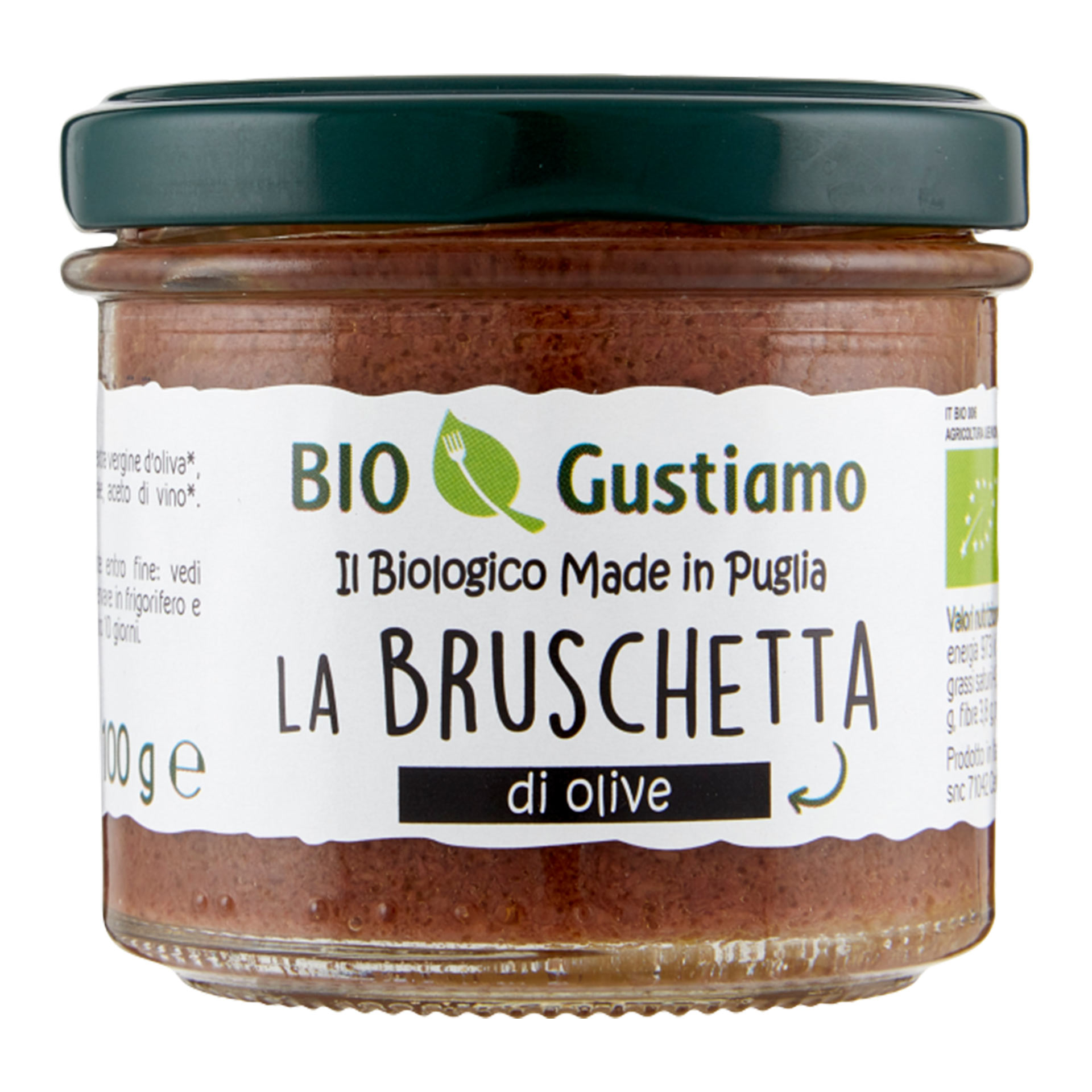 Bio Gustiamo Black Olive Cream - 100 g